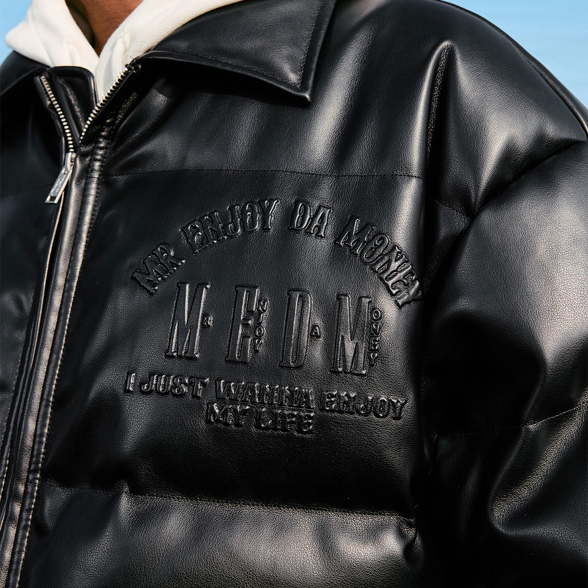 楽天市場】MEDM ミスターエンジョイダマネー エンボスロゴ レザー