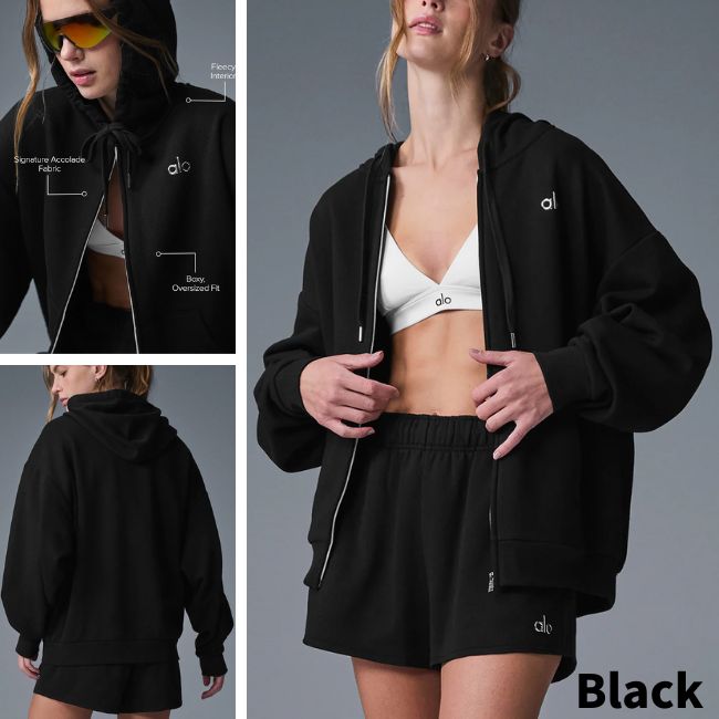 楽天市場】Alo Yoga フルジップ パーカー アローヨガ Accolade Full
