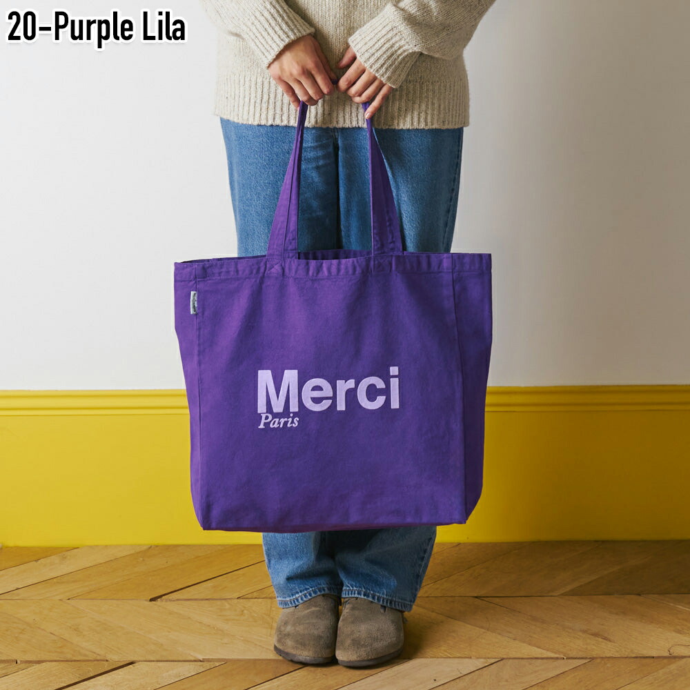 楽天市場】メルシー トートバッグ 大容量 Merci キャンバストート A4