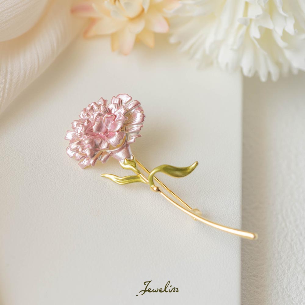 楽天市場】Jeweliss ブローチ カーネーション クラベール clavel