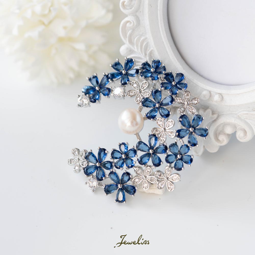 楽天市場】サファイア（ブローチ｜レディースジュエリー・アクセサリー