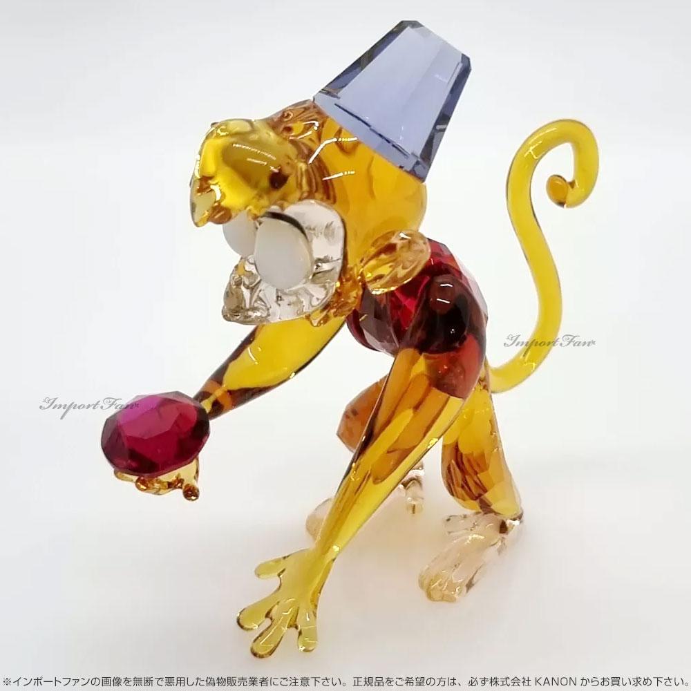 楽天市場】スワロフスキー アブー 猿 アラジンと魔法のランプ 置物