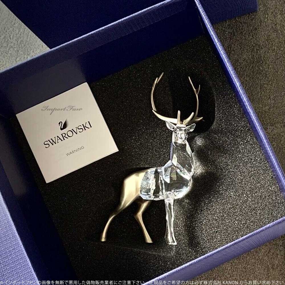 楽天市場】スワロフスキー ホリデー マジック 雄ジカ 鹿 クリスマス
