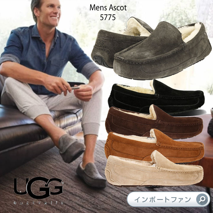 楽天市場】UGG アグ メンズ ASCOT アスコット スエード シープスキン