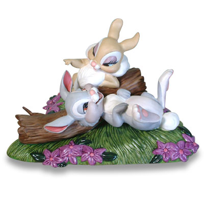 楽天市場】WDCC バンビ とんすけとミス・バニー 46211 Bambi Thumper
