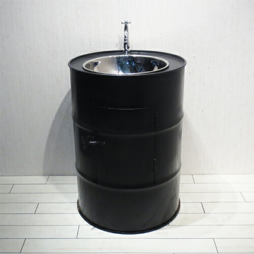 楽天市場】ドラム缶 洗面化粧台 洗面台 洗面ボウル 排水栓 単水栓 蛇口