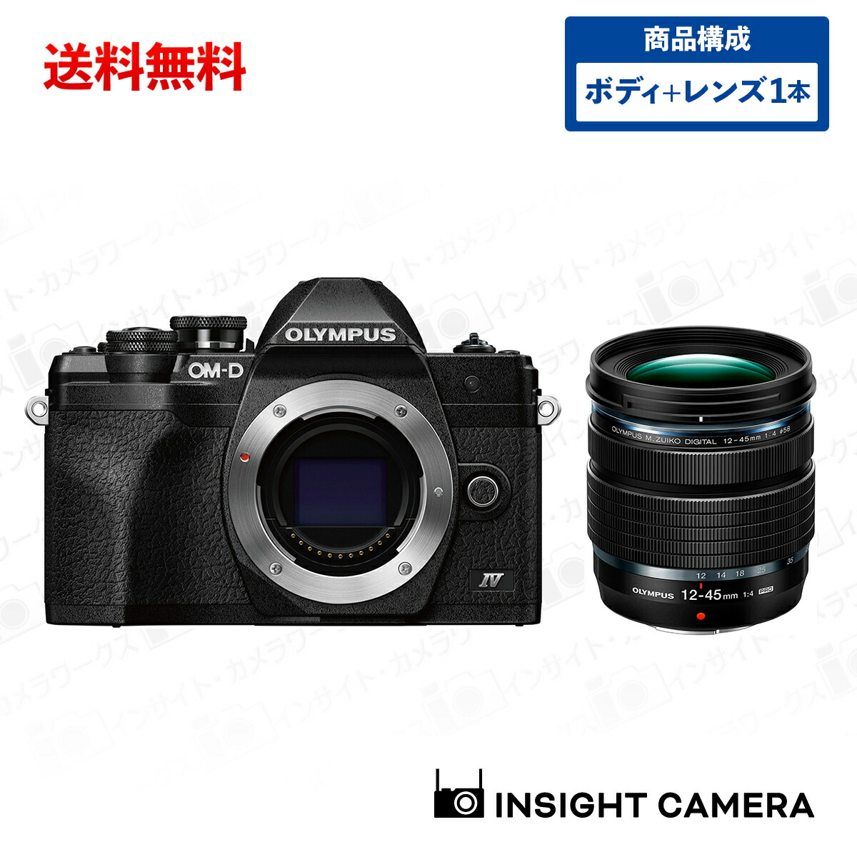 楽天市場】オリンパス OM-D E-M10 MarkIVボディ ブラック + 12-45mm