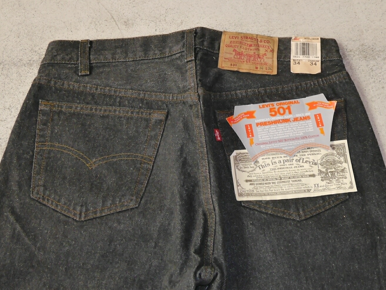 楽天市場】LEVIS(リーバイス) 501-0658 Black(先染めブラック黒) 1980