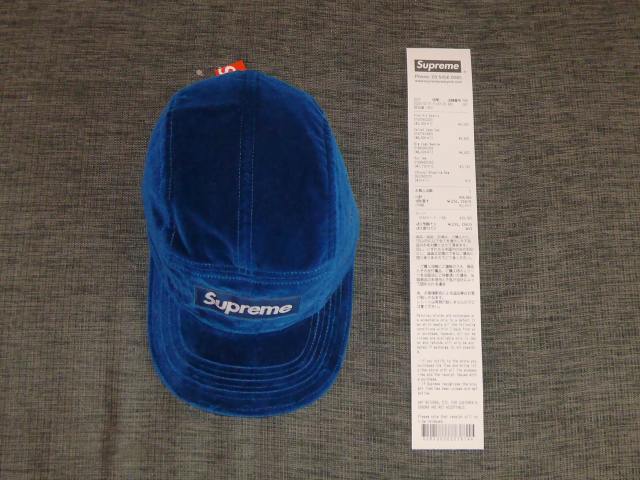 楽天市場】SUPREME(シュプリーム) Velvet Camp Cap Dark Teal