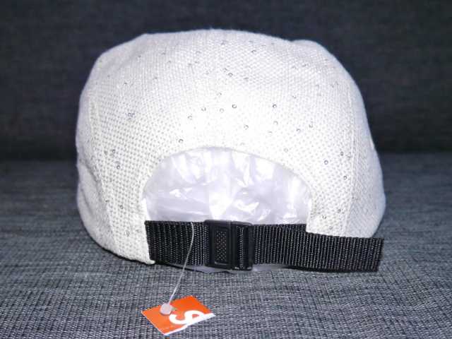 楽天市場】SUPREME(シュプリーム) Sequins Camp Cap White(シークイン