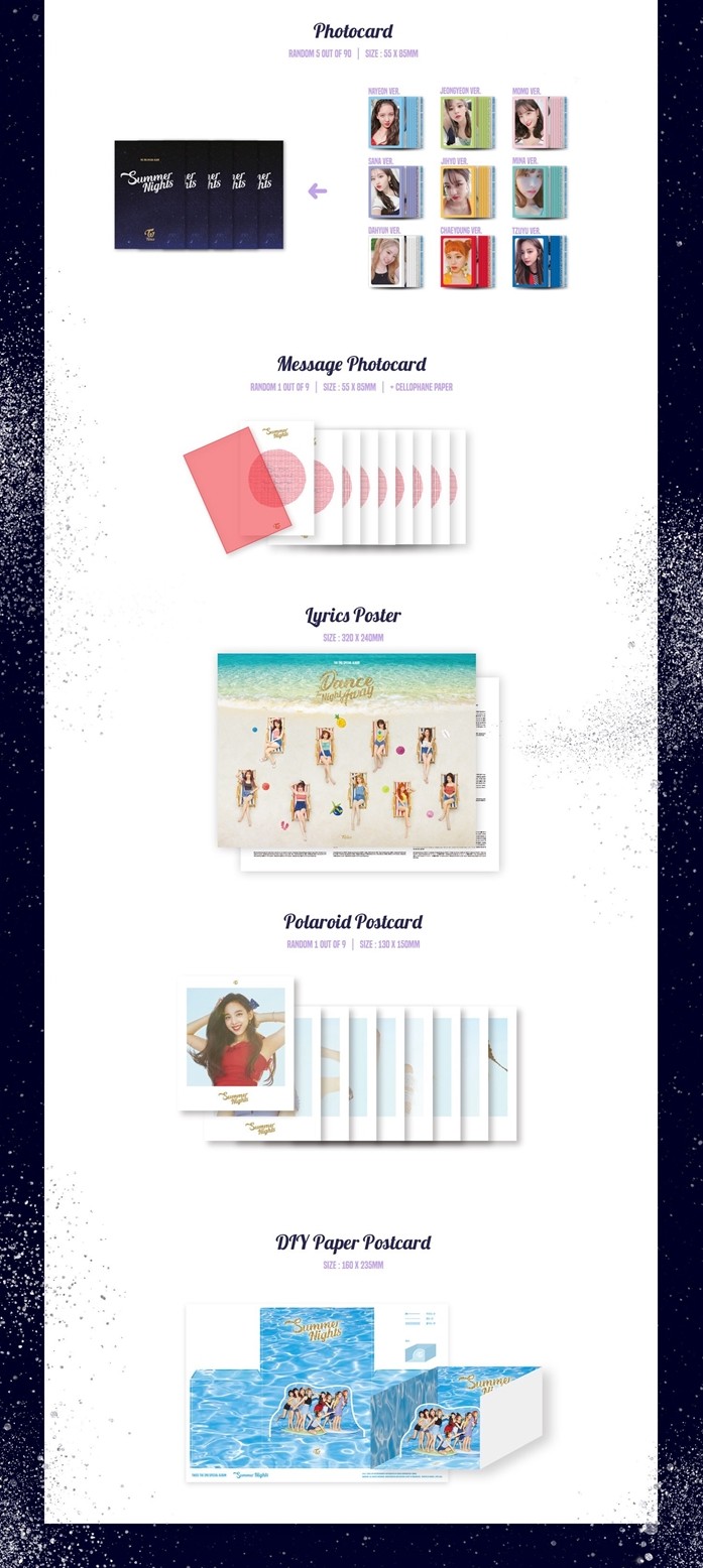 楽天市場】☆ランダム☆ TWICE - 2nd SUMMER SPECIAL Album 「SUMMER
