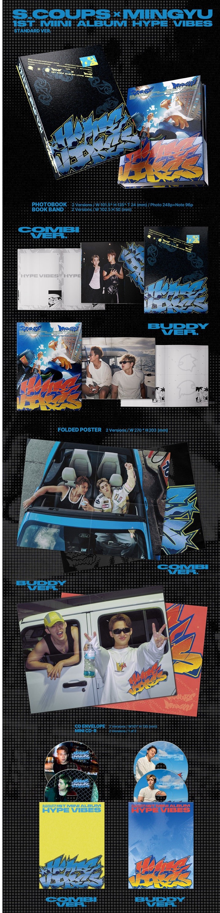 楽天市場】S.COUPS X MINGYU - 1st Mini Album 「HYPE VIBES