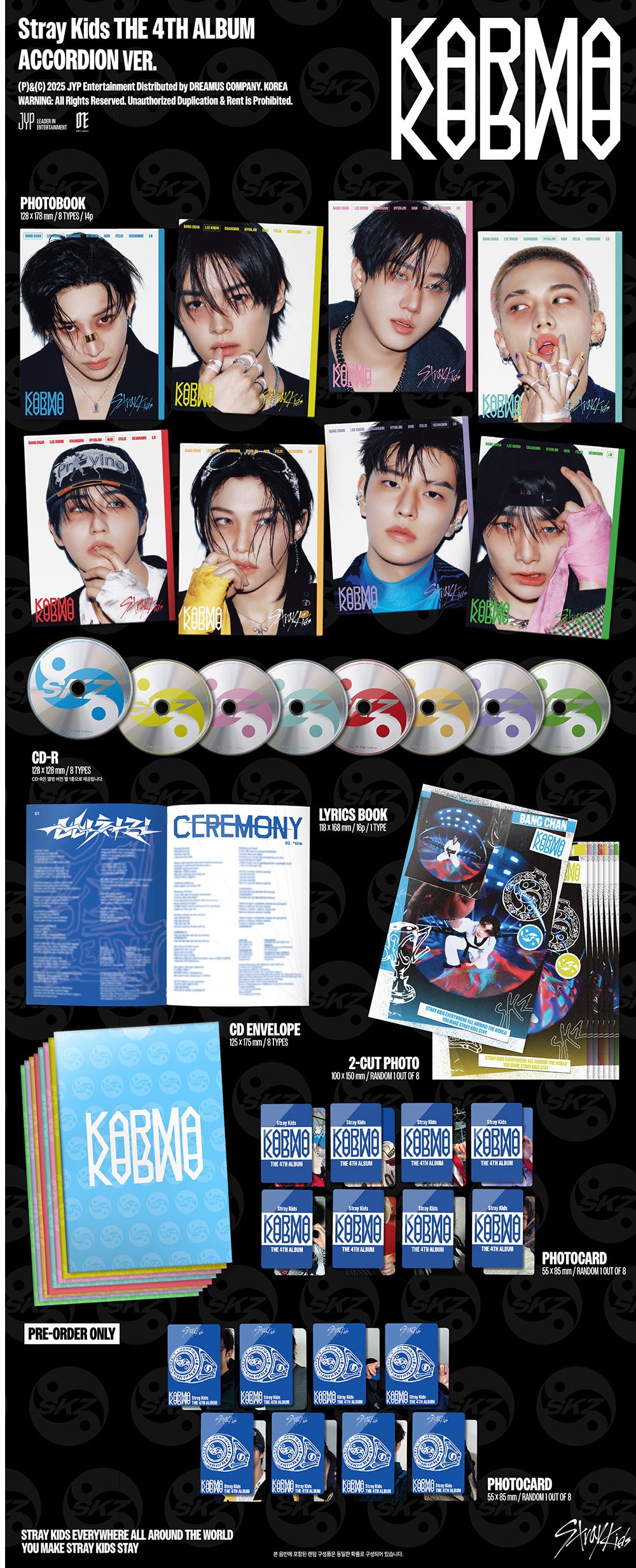 楽天市場】☆BDM特典☆ Stray Kids - THE 4TH ALBUM 「KARMA