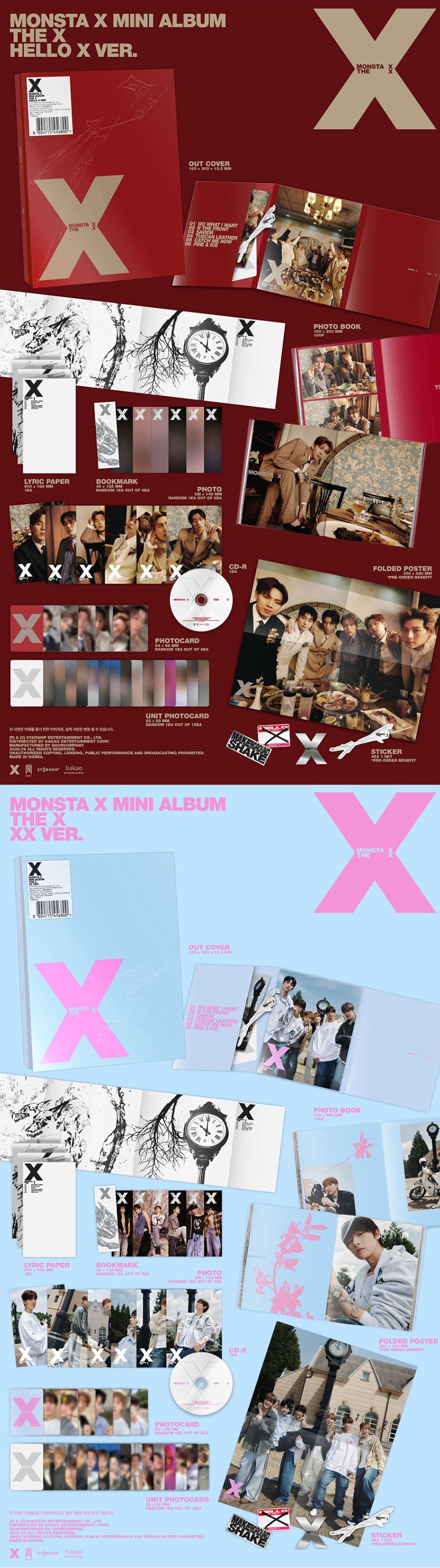 楽天市場】MONSTA X - 13th Mini Album 「THE X」 モンスタエックス