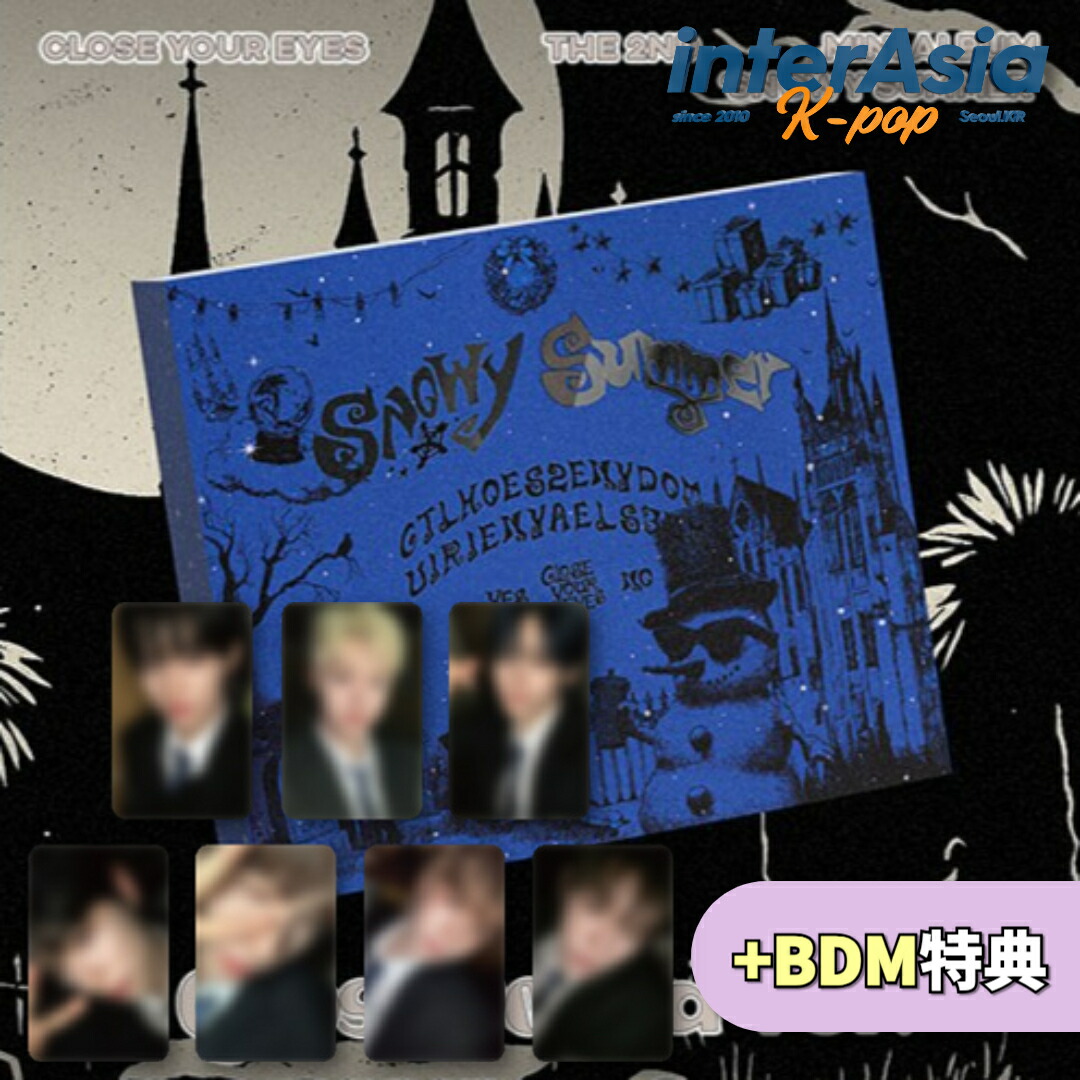 楽天市場】☆BDM特典☆ CLOSE YOUR EYES - The 2nd Mini Album 「Snowy