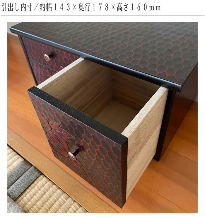 楽天市場】鎌倉彫 座鏡 おしゃれ 鏡台 和風 ドレッサー 一面鏡 化粧台