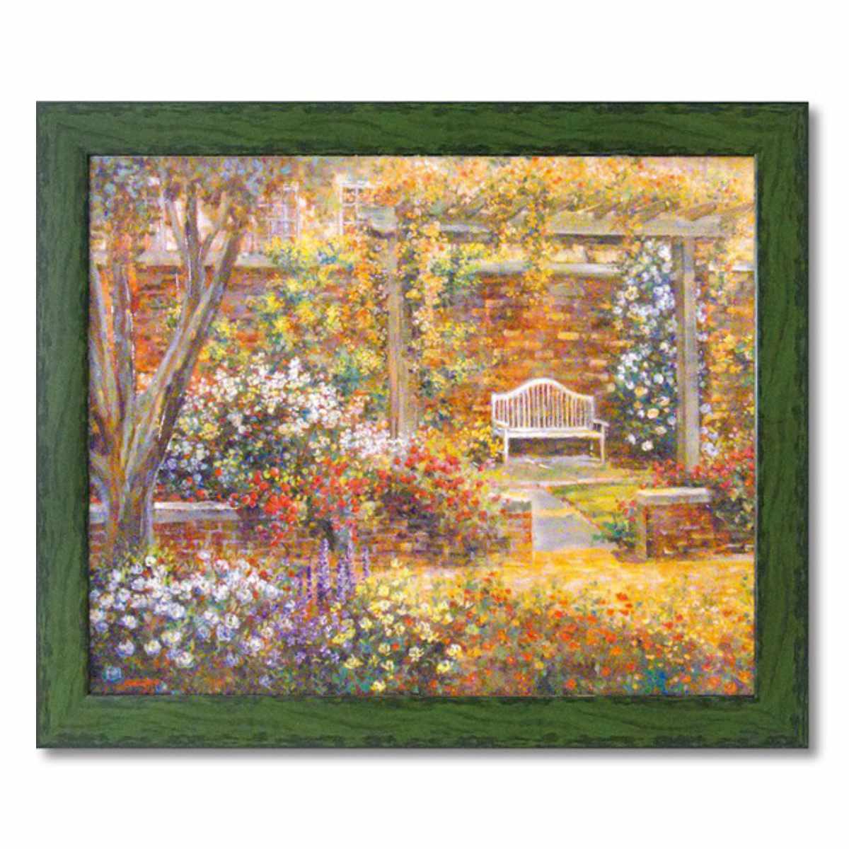 楽天市場】アートパネル ロンゴ 『パティオ ガーデン』 91×76cm