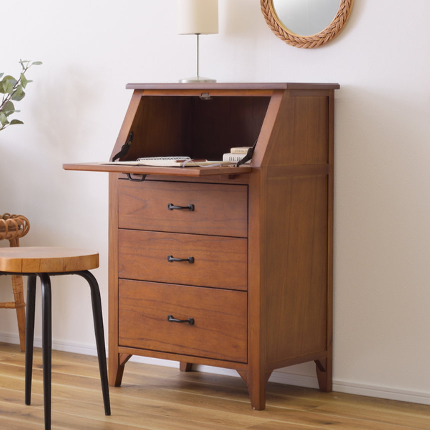 楽天市場】チェスト（ライティングビューロー｜デスク）：インテリア