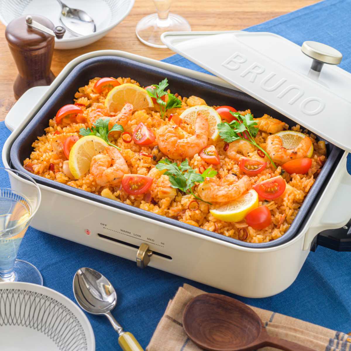 楽天市場】BRUNO コンパクトホットプレート たこ焼きプレート付き 蓋