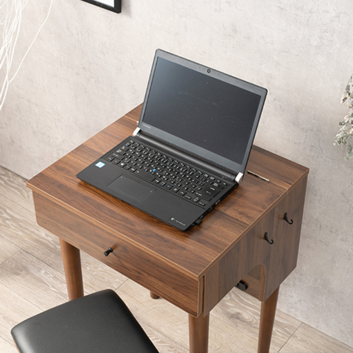 楽天市場】ドレッサー スツール セット 幅50cm コンセント 木製