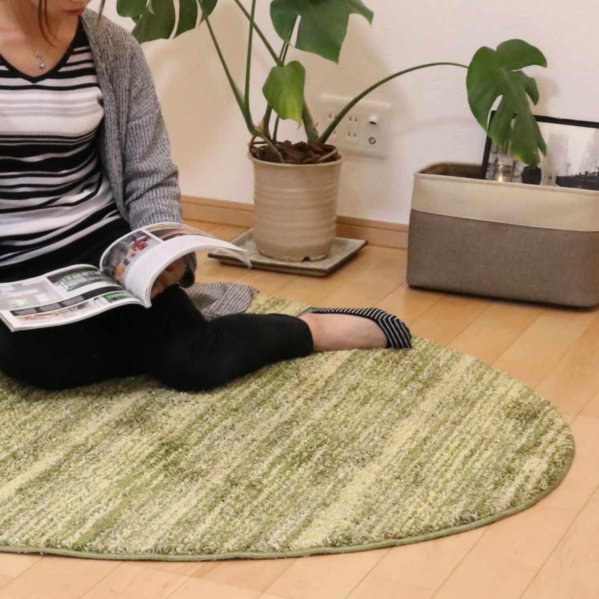 楽天市場】ラグ スミノエ リュストル 楕円形 140×200cm 防炎 防ダニ 床