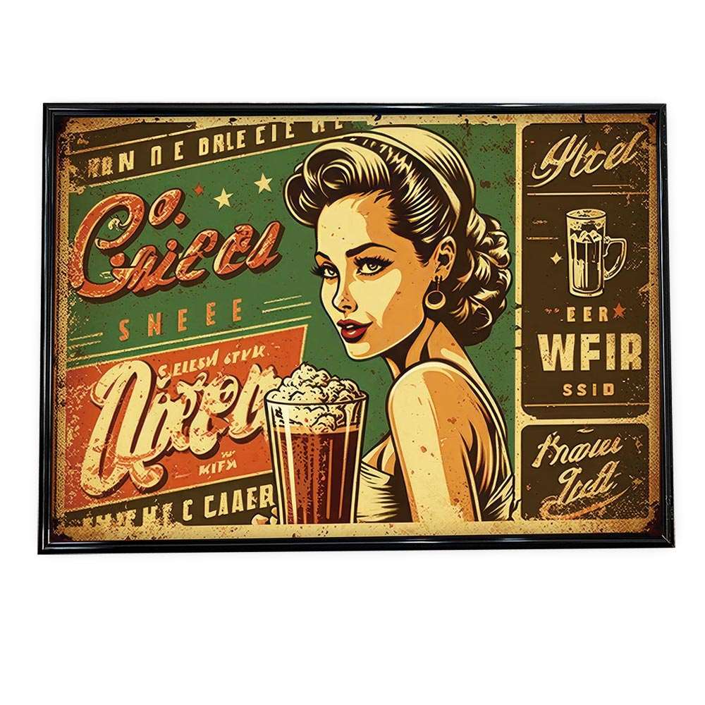 楽天市場】レトロ ブリキ風 アメリカン ポスター 【選べる全サイズ