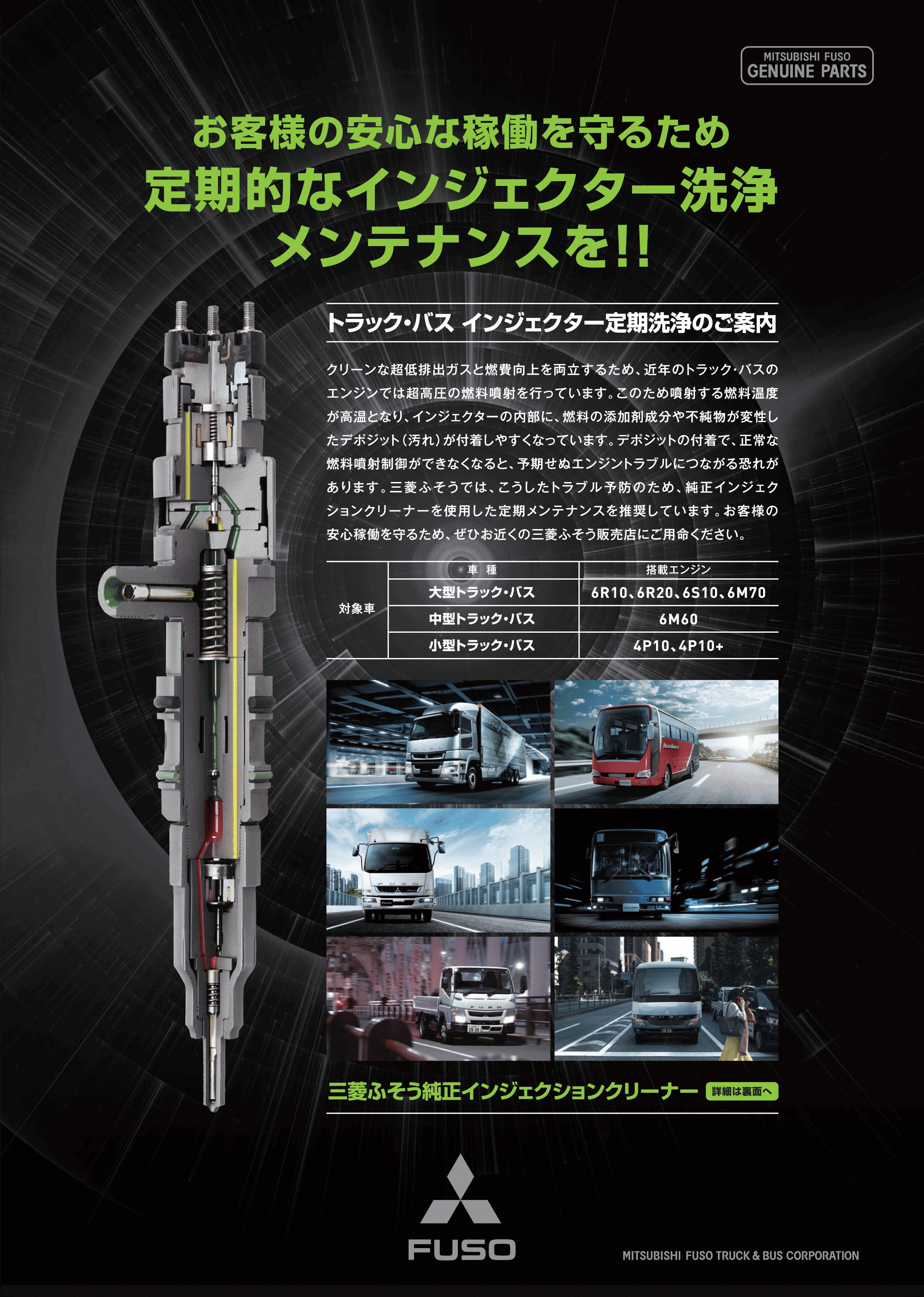 楽天市場】【2本セット】三菱ふそう 純正 インジェクションクリーナー