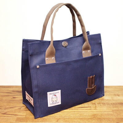 楽天市場】【犬印鞄】犬印×HELLO KITTY／純綿6号帆布トートバッグ(S