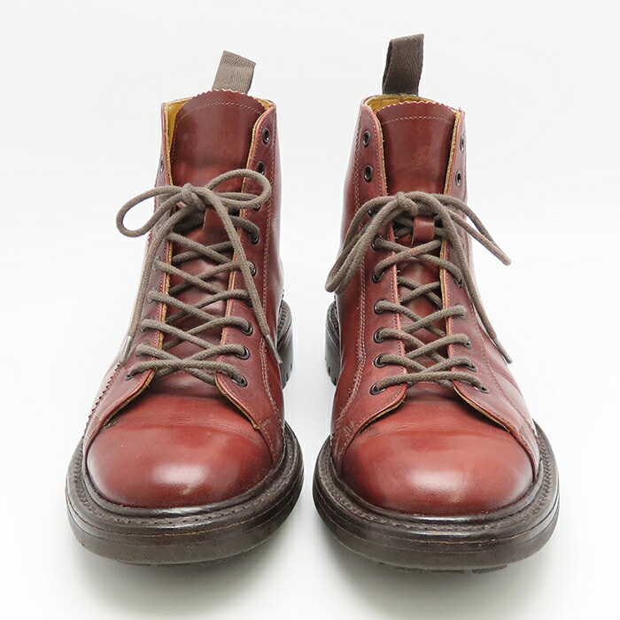 楽天市場】トリッカーズ モンキーブーツ 約27cm #8.5 赤茶 レザー