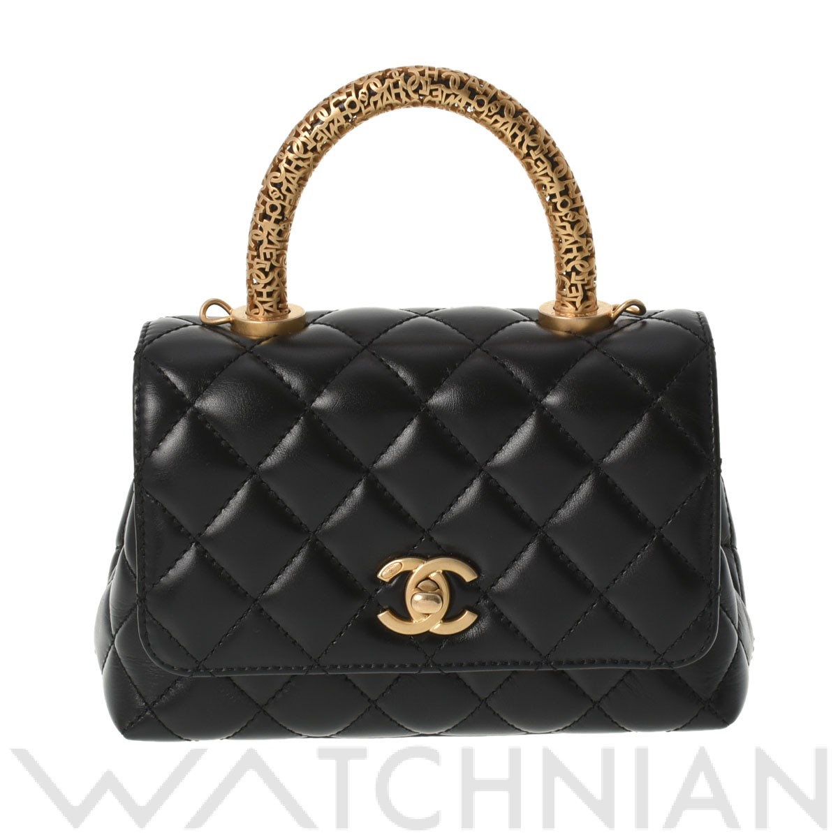 楽天市場】【未使用品】 シャネル CHANEL マトラッセ ココハンドル XXS