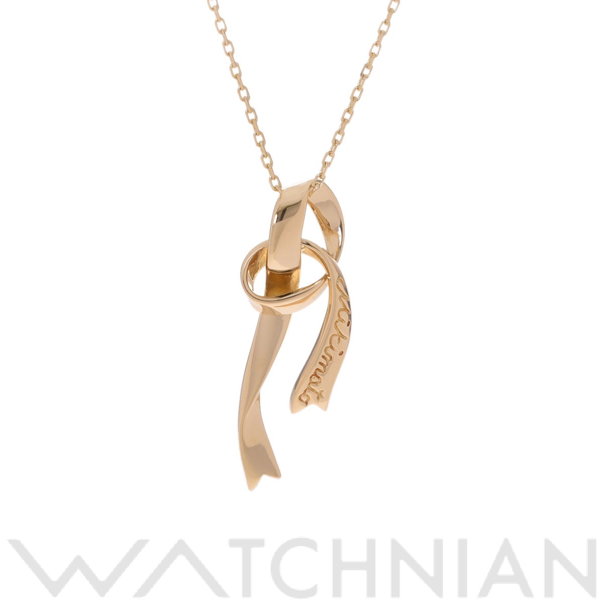 楽天市場】【中古】 ミキモト MIKIMOTO リボンモチーフ ネックレス K18