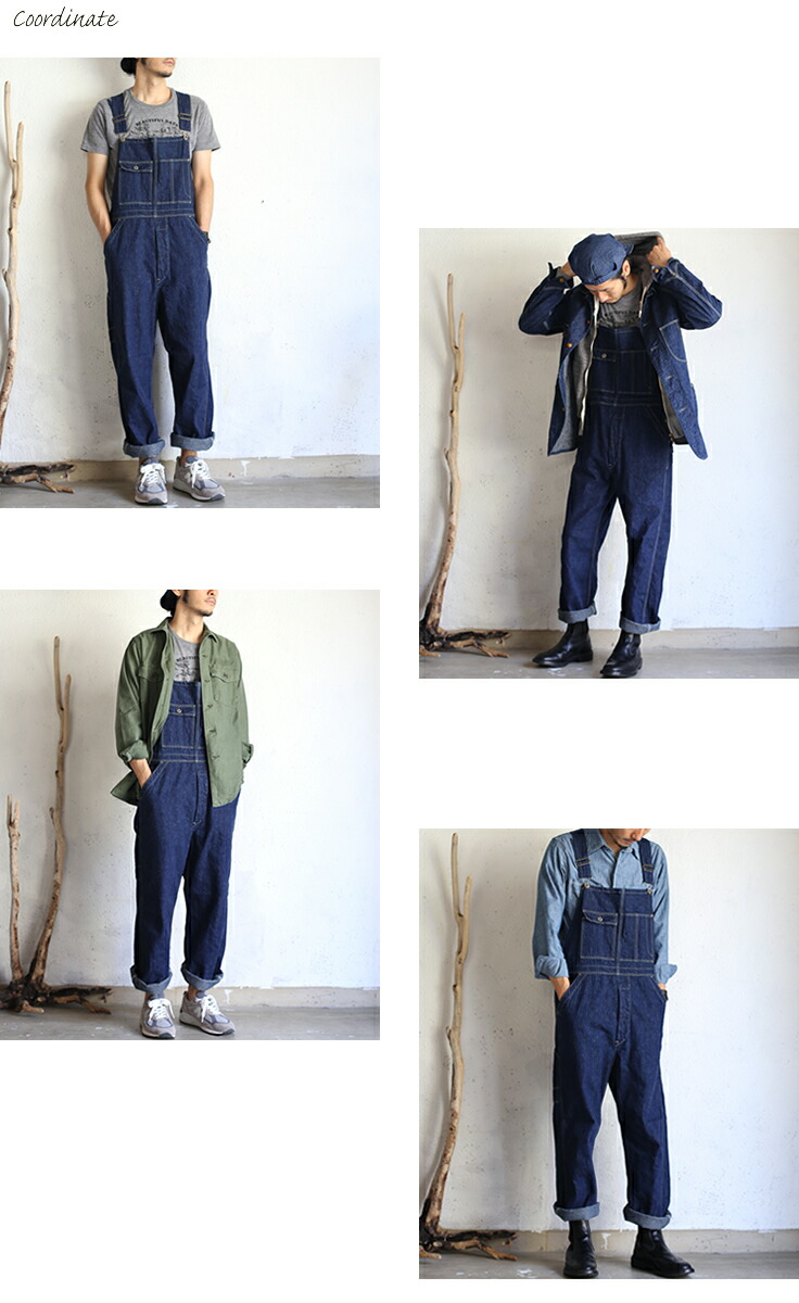 楽天市場】【orslow】 DENIM 30'S OVER ALL One Wash 9oz(オンス