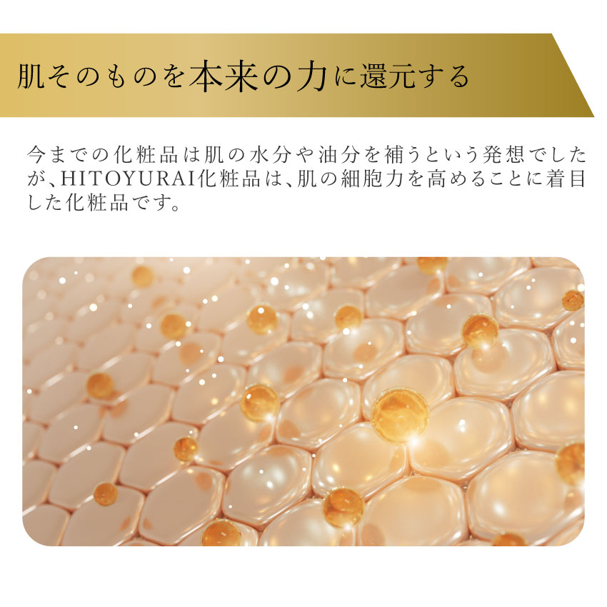 楽天市場】エクソソーム配合 ヒト幹細胞【ヒトユライ HITOYURAI