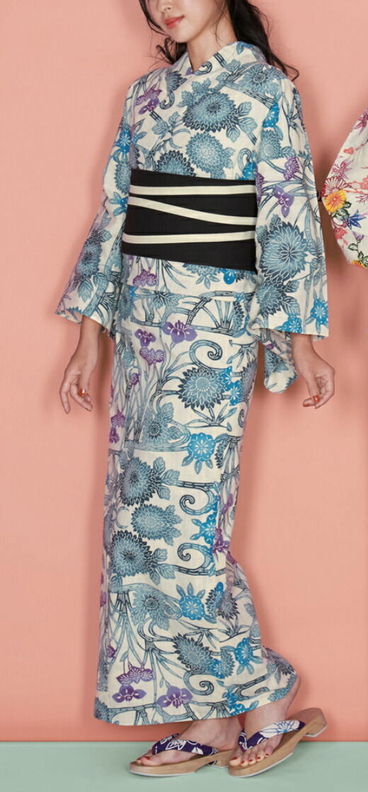 楽天市場】[送料無料]浴衣(ゆかたyukata) 源氏物語浴衣(ゆかた) 紅型調