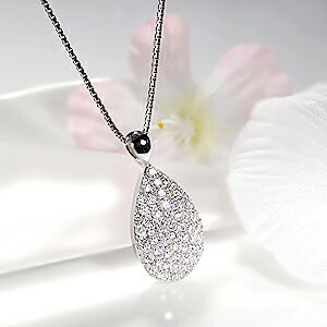 楽天市場】pt900【1.5ctUP】ティアドロップモチーフ ダイヤモンド