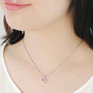 楽天市場】pt900ピンクサファイア ダイヤモンド ペンダント トップ