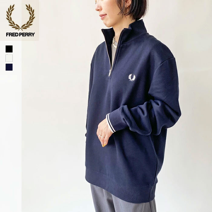 楽天市場】フレッドペリー スウェット FRED PERRY Half Zip Sweatshirt