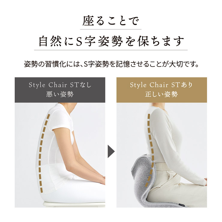 楽天市場】Style Chair ST スタイル 健康チェア MTG 姿勢ケア 骨盤矯正