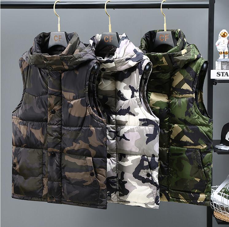 楽天市場】ダウンベスト 中綿ベスト 迷彩柄 メンズ 秋冬 中綿入り