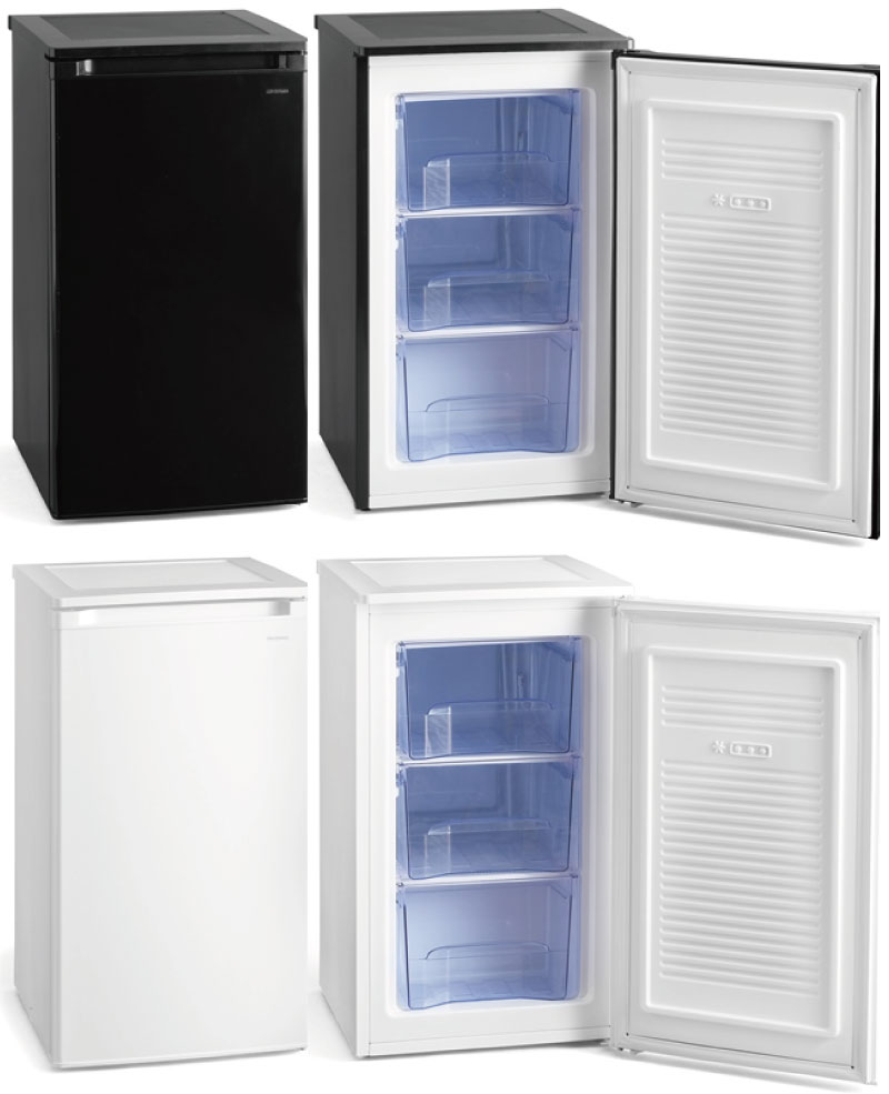 楽天市場】[IUSD-6B-W] アイリスオーヤマ 冷凍庫 右開き 片開きタイプ