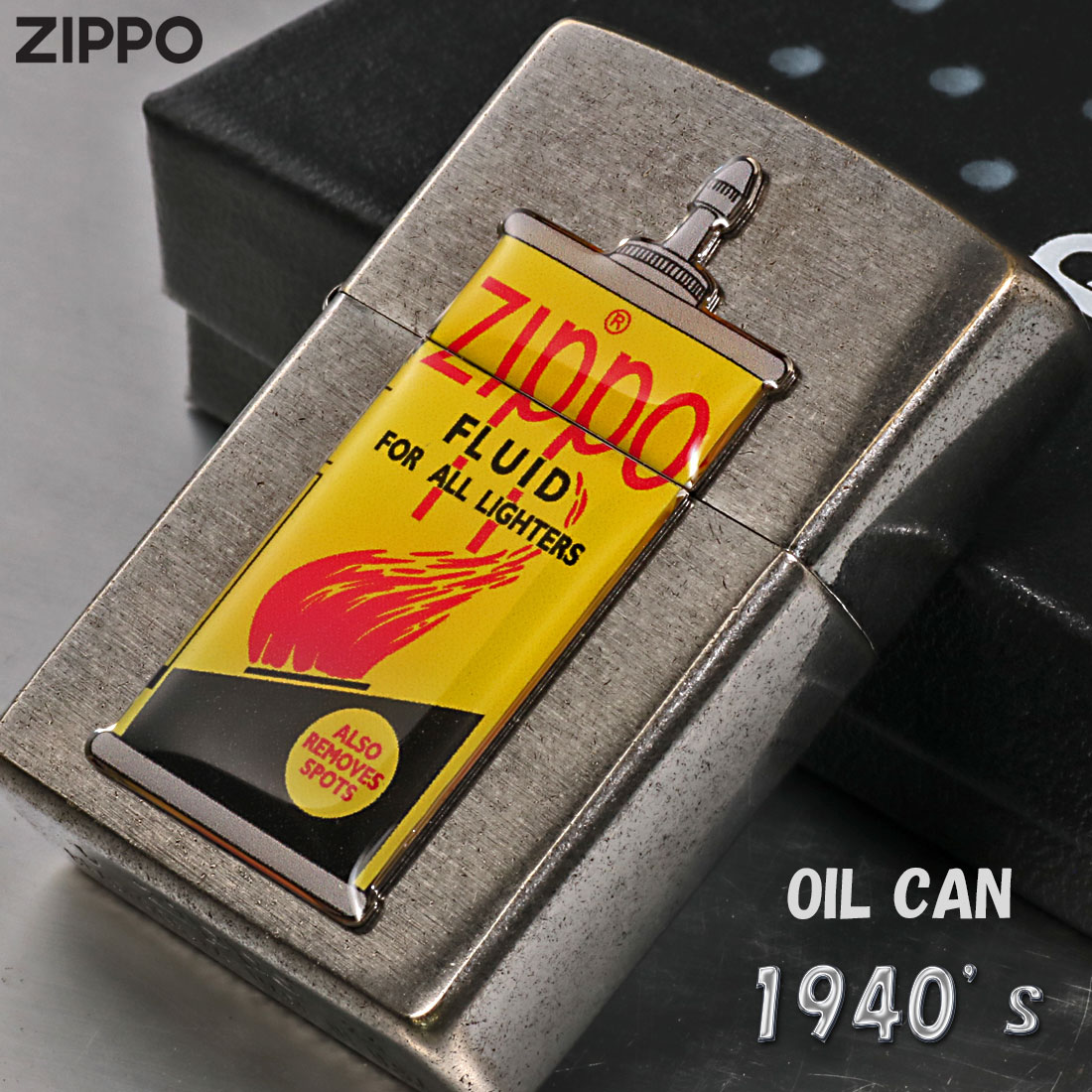 楽天市場】ZIPPO(ジッポーライター)オイル缶メタル1 1940's ＃200FB