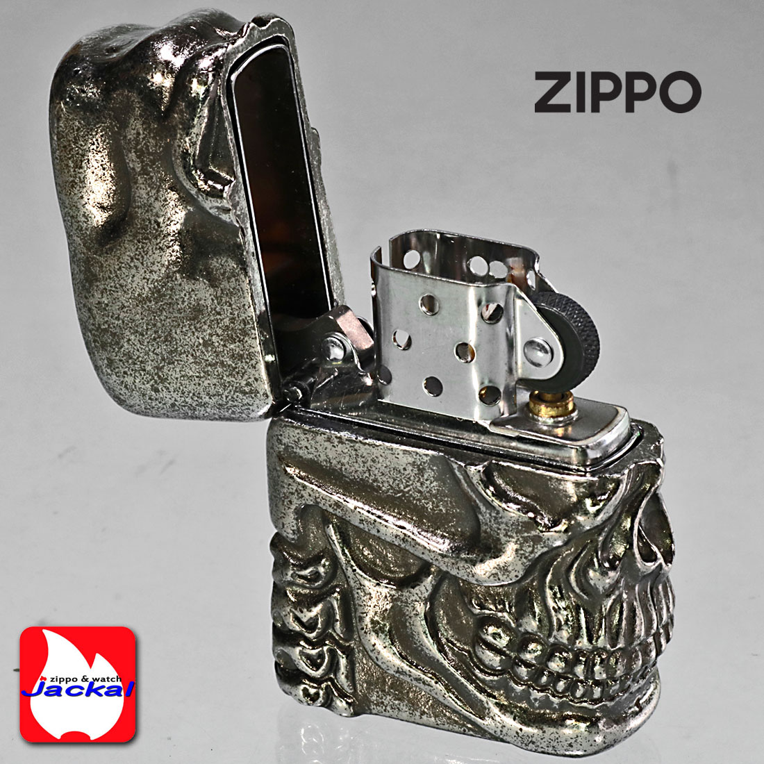 楽天市場】zippo ジッポーライター スカルジャケットBNB ブラック