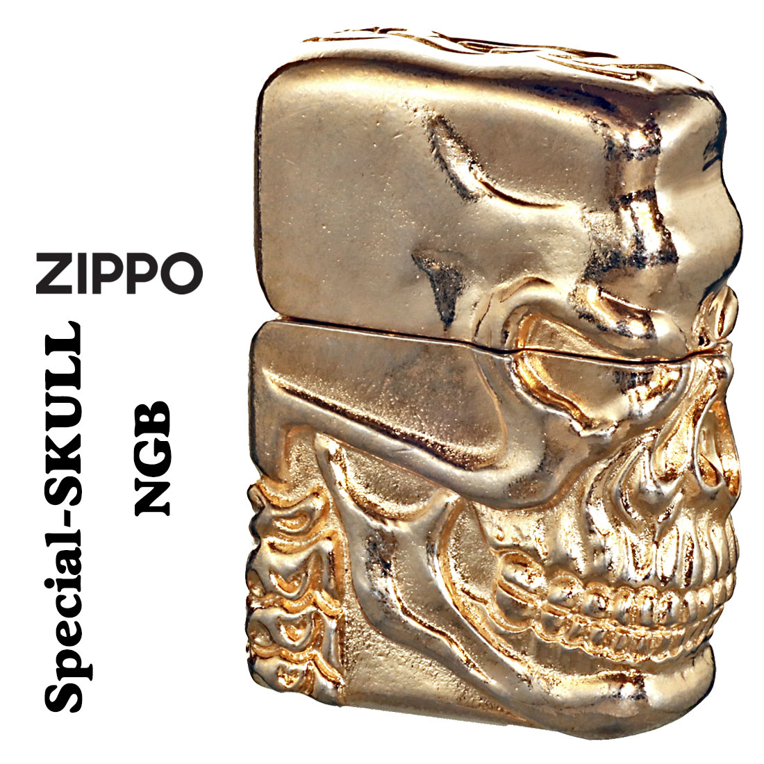 楽天市場】zippo ジッポーライター スカルジャケットNGB ニッケル
