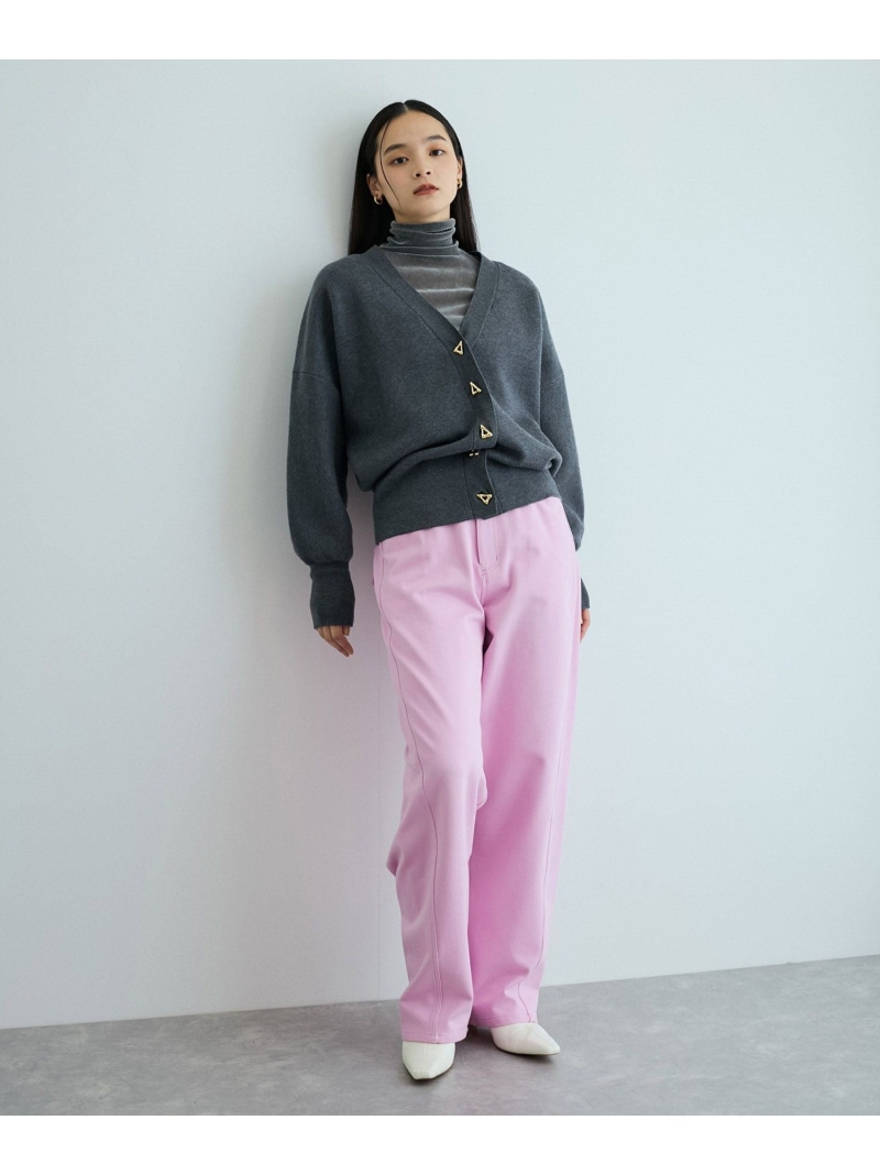 楽天市場】【SALE／30%OFF】トライアングルボタンミドルカーディガン