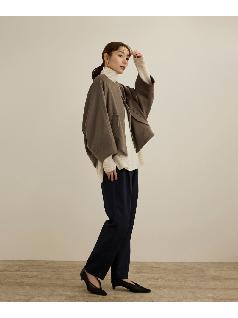 楽天市場】プレミアムカシミヤ ジップブルゾン【新色追加】 ROPE' ロペ