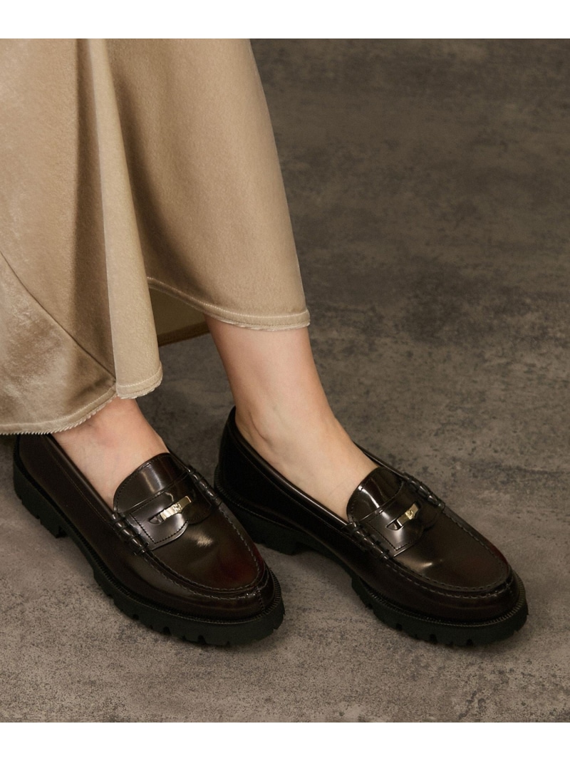 楽天市場】【HARUTA(ハルタ) for SALON】別注ガラスレザーローファー