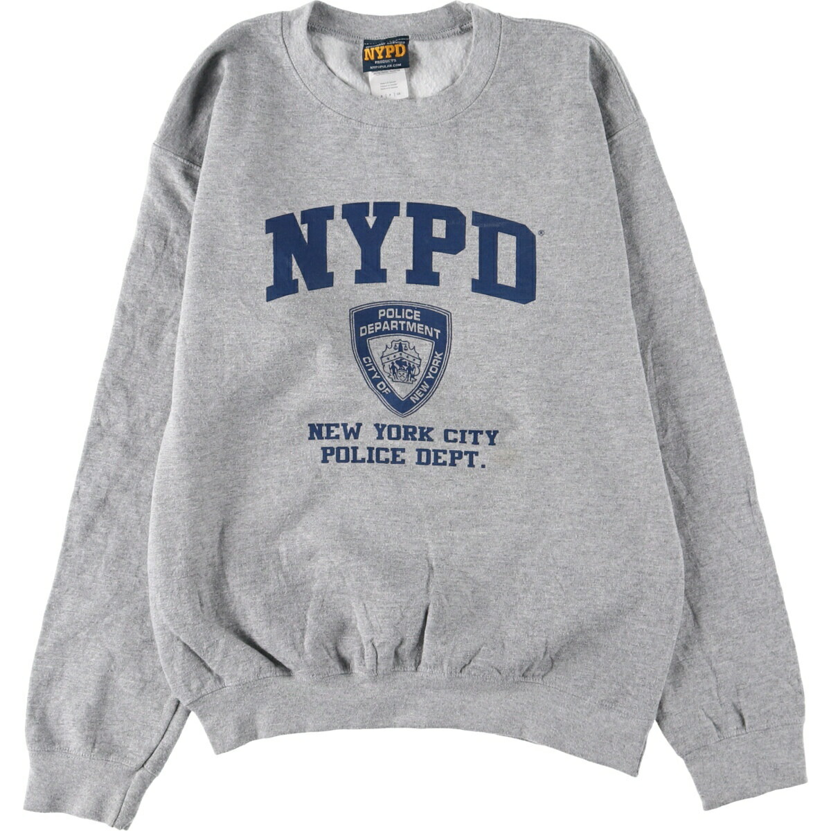 楽天市場】古着 NYPD ニューヨーク市警察 スウェットシャツ トレーナー