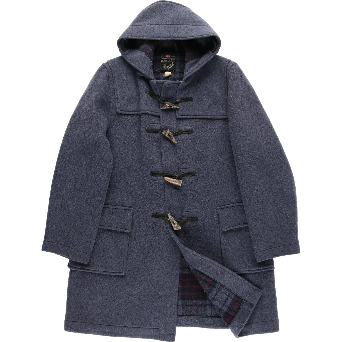 美品英国旗タグ グロバーオール ダッフルコート38イギリス製クラシック