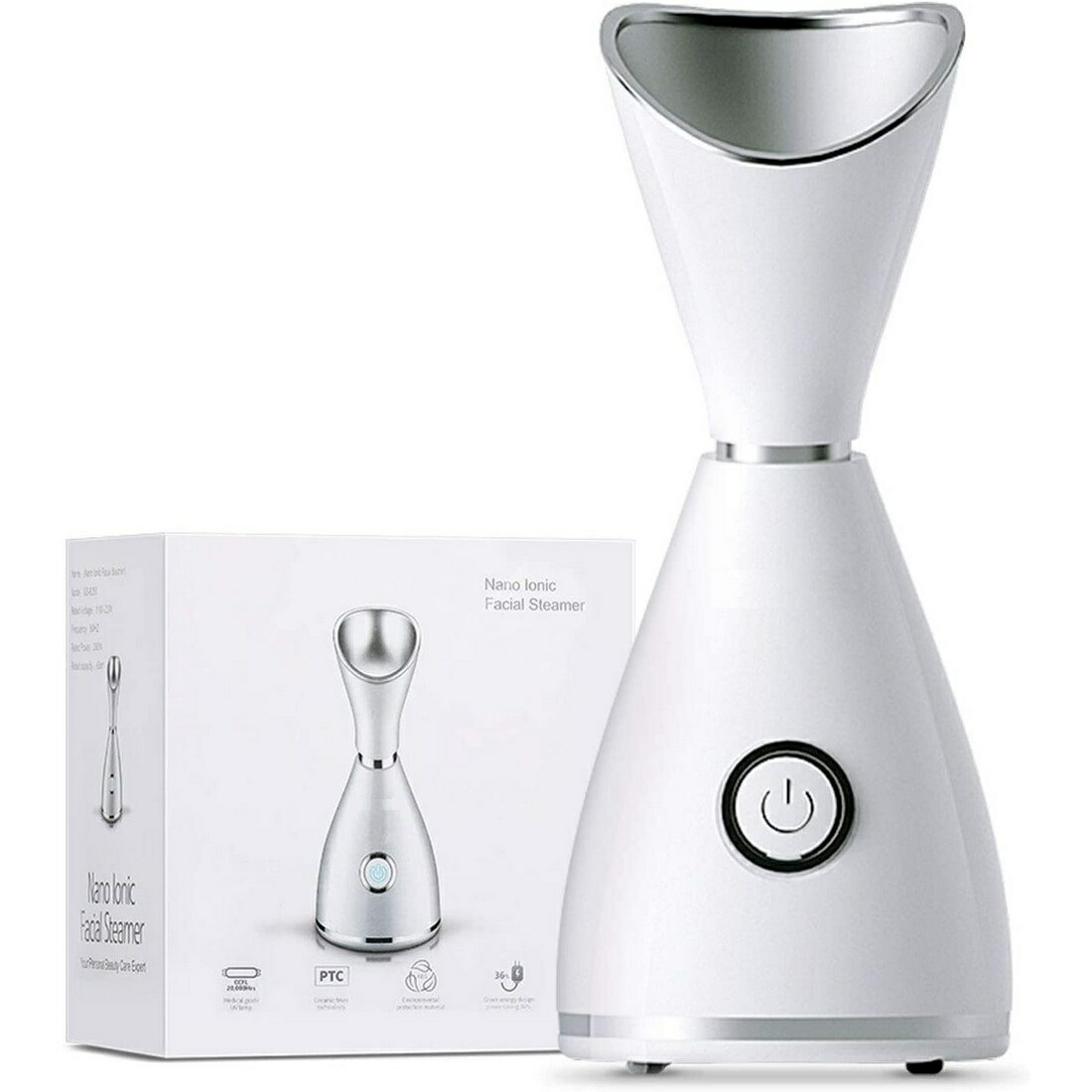 楽天市場】フェイススチーマー スチーマー美顔器 ナノ超微粒化技術