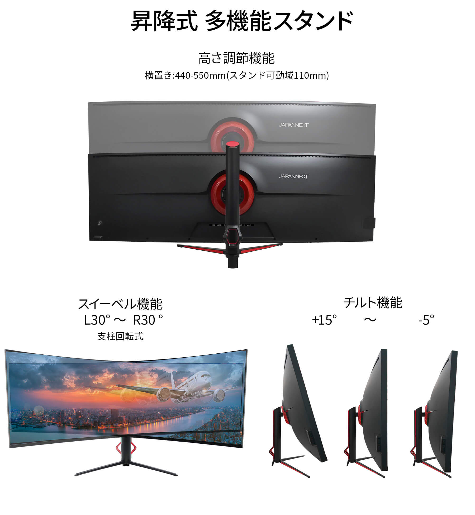 楽天市場】JAPANNEXT 49インチ IPSパネル搭載 144Hz/1ms(GTG:OD)対応